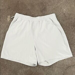 lululemon athletica Men's Light Grey Athletic Shorts